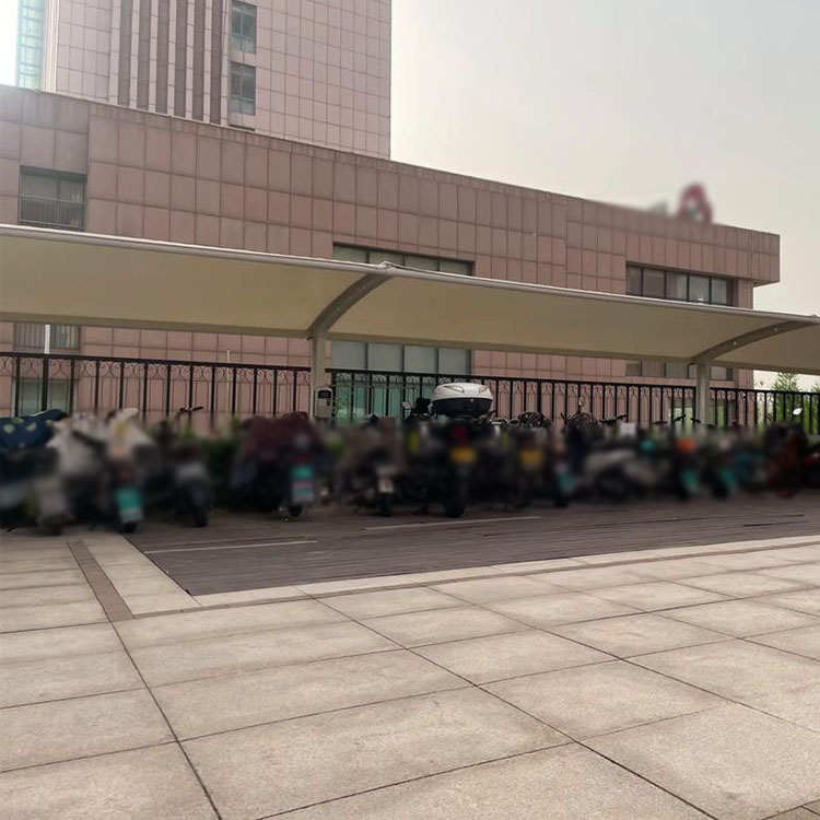 湛江膜结构电动车棚